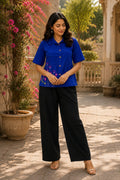 BAISA DOR - BLUE BLOSSOM SHIRT